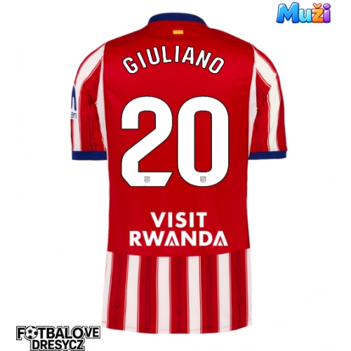 Atletico Madrid Giuliano Simeone #20 Domácí Dres 2026-27 Krátký Rukáv Atletico Madrid Giuliano Simeone #20 Domácí Dres 2026-27 Krátký Rukáv